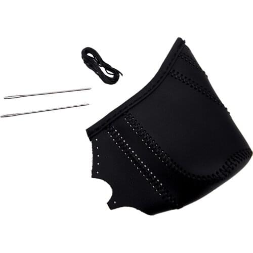 1Set Car Genuine Leather Hand-Stitched Gear Shift Knob Cover Fit For Honda CRV CR-V 2007 2008 2009 2010 2011