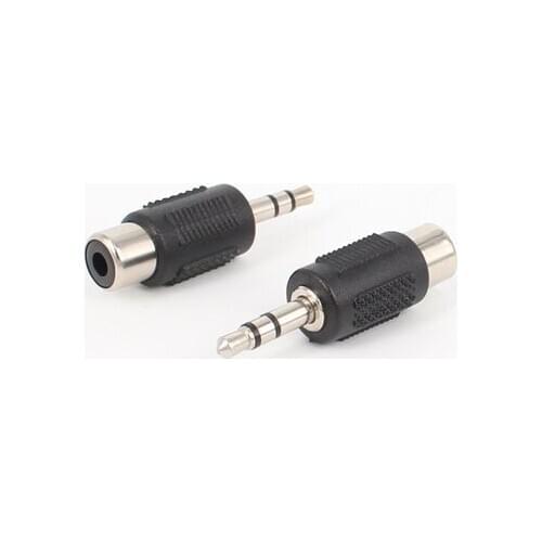 3.5mm Mono Male to RCA Female Audio Adapter Coupler