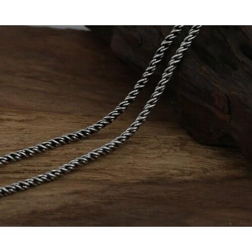 3mm Solid 925 Sterling Silver Mens ROPE CHAIN NECKLACE JEWELRY A4870