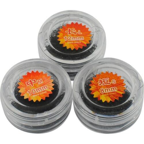 3 Pcs Hot Sale Factory Price High Quality Loose 8mm 10mm 12mm Eyelash Extension from Korea By Free Shipping