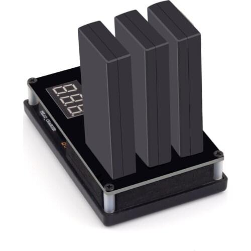 3 In1 Portable Intelligent Battery Charger for DJI TELLO Drone 1100mAh Battery Steward Charging Hub Smart Charger LED Display