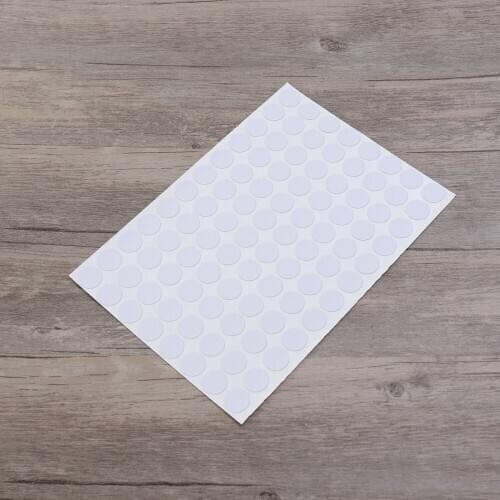 96pcs/sheet Waterproof Screw Hole Covers Non-slip Screw Hole Caps 15mm Decorative Stickers(01)
