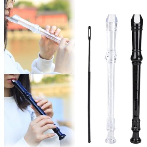 ABS 8 Holes Soprano Recorder G Key Germany Type Flute Student Beginners Recorder
