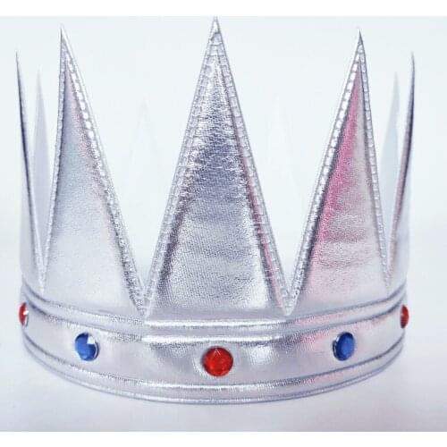 Children Adult Golden King Crown Cloth Prince Headdress Birthday Party Cake Decoration Props Hat Crown Christmas Halloween