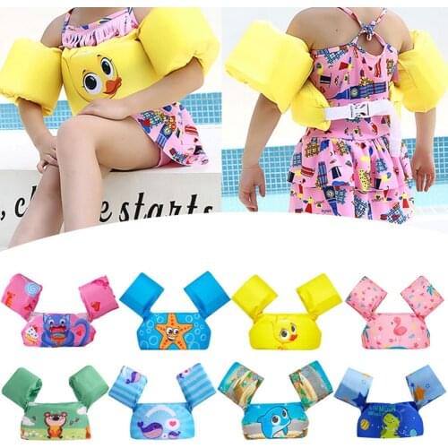 Children Swimming Arm Sleeve Floating Ring Safe Life Jacket Buoyancy Vest Baby Float Cartoon Arm Sleeve Swimsuit