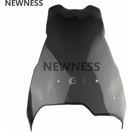 For BMW Adventure F650GS F700GS F800GS 2008-2016 11 12 13 14 15 Windshield Windscreen +4" Double Bubble Wind Screen Black White