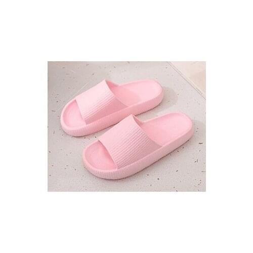 Indoor Home Slippers Lovers Simple Bathroom Thick Bottom Soft Comfortable Summer Beach Outdoor Female Footwear Indoor Male