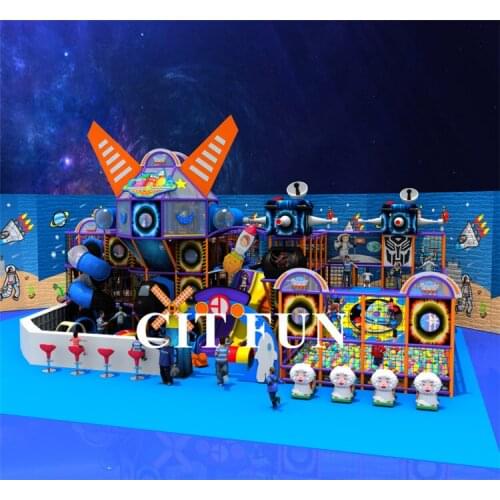 EU Standard Giant Space World Amusement Park indoor Playground area IP-203A