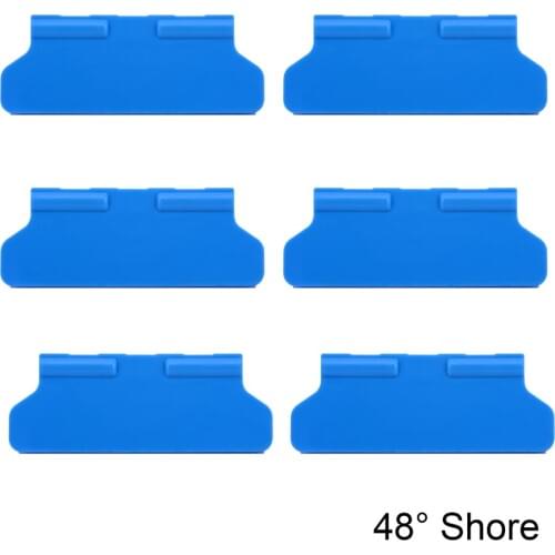 FOSHIO 6pcs Auto Vinyl Wrap Film Tool Carbon Fiber Car Sticker Decals Dust Remover Window Glass Tint Cleaning Scraper Squeegee