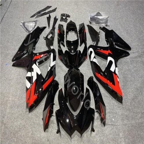 Custom for Suzuki GSXR600 08 10 Fairing GSX R 750 08 10 Fairing Kits GSXR 750 600 2008 - 2010 K8 red black Bodywork Fairing