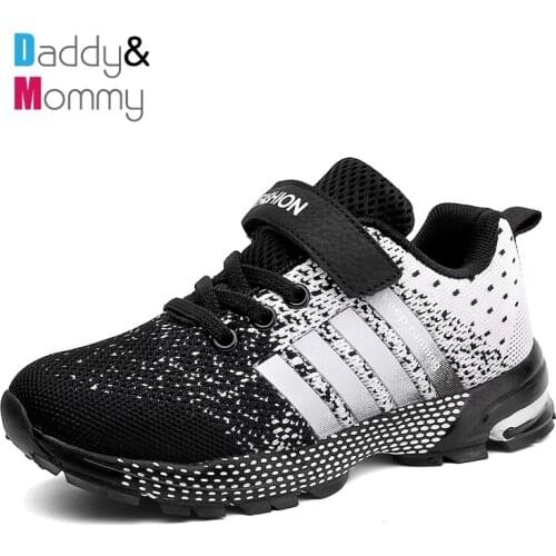 Fashion Brand Kids Shoes Boys Running Sneakers Baby Sport Shoes Breathable Walking Tennis Sneakers for Girls Hook&Loop 2021 New