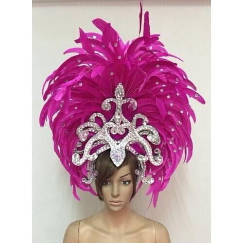 Lo spettacolo di danza copricapo di piume di accessori di abbigliamento La FESTA La Maschera IL Festival