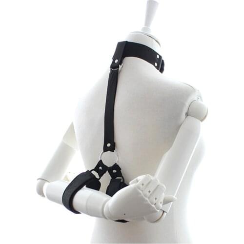 Hand cuffs bdsm collar Connecting Bondage Restraints Adjustable handboeien Slave Harness Bondage Sex handboeien adult games