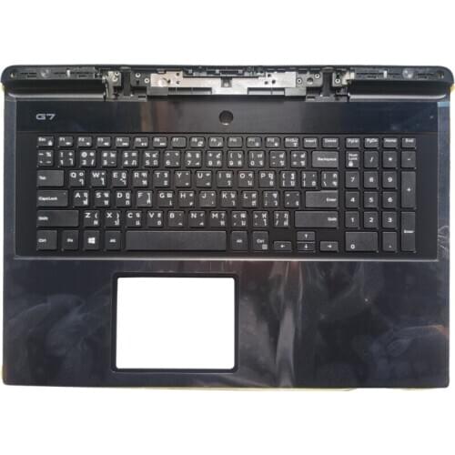 NEW Thai laptop keyboard for DELL G7 7790 TH keyboard with palmrest NO backlight N40JK10N0