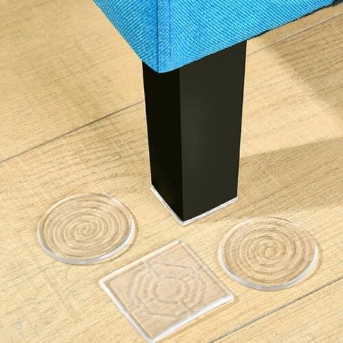 4Pc Refrigerator Chair Cushion Shock Proof Pad Furnitures Anti Slip Pad Protector Table Mat for Furniture Cups Sofa Legs Floor