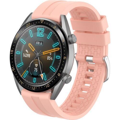 22mm strap for Huawei Watch GT/Honor Watch Magic/Amazfit PACE/Samsung Galaxy 46mm Gear S3 Sport Silicone wrist bracelet strap