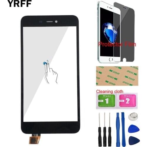 Touch Screen For Micromax Canvas Spark 3 Q385 Touch Screen Digitizer Sensor Outer Glass Panel 5.5" Tools Protector Film
