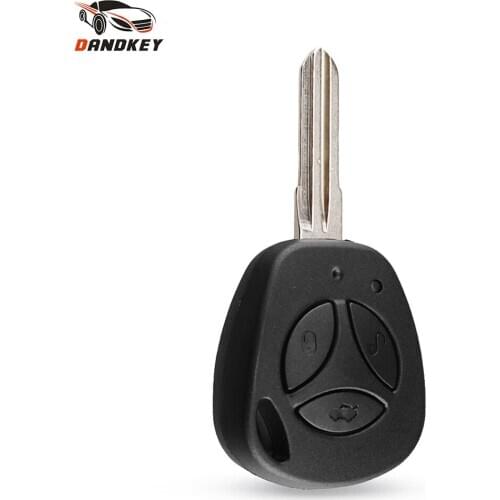 Dandkey Replacement Car Remote Key Shell For Lada Uncut Auto Blank Remote Key 3 Buttons Auto Blank Case Cover Fob Priora Kalina