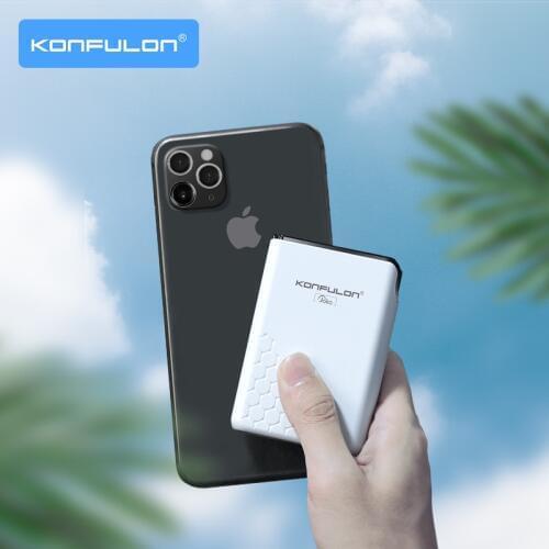 Power Bank 10000 mah Mobile Phone External Battery Charger USB Type C Power Bank slim Power Bank A6