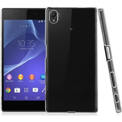 Ultra Thin Transparent Dirt-Resistant Plastic Clear Hard Back Cover Case For Sony Xperia Z5 5.2 inch E6603 E6653 E6633 E6683