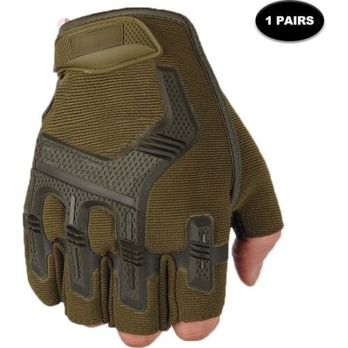 Cycling Anti-slip Anti-sweat Men Women Half Finger Gloves Breathable Anti-shock Outdoor Climbing Sport Gloves Bike Bicycle Glove