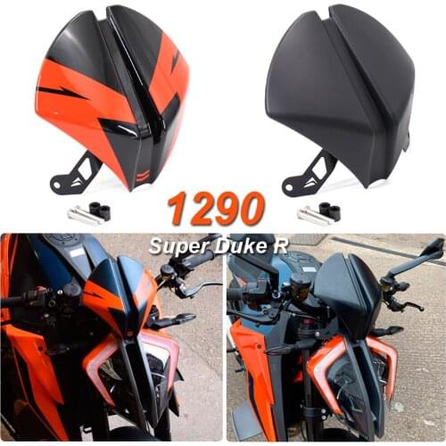 For 1290 Super Duke R Motorcycle Front Windshield Windscreen Airflow Wind Deflector Fly Screen 2020 2021