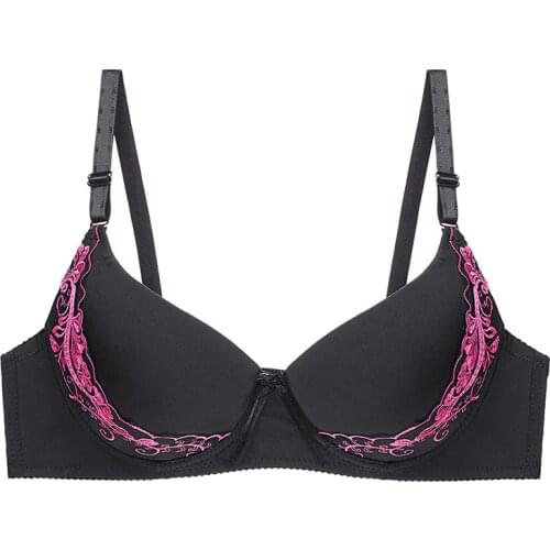 CYNTHRA Bra Womens Nylon Large Size Big Breast Sexy Underwear Embroidery Elegant Cotton Adjustable Beauty Back Ladies lingerie