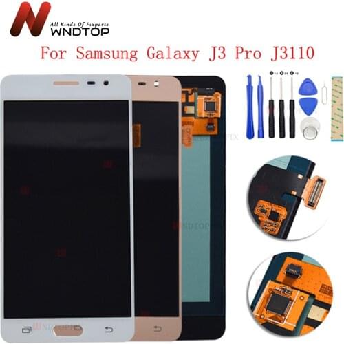 TFT LCD For Samsung Galaxy J3 Pro J3P J3110 LCD Display Touch Screen Digitizer Assembly Replacement Parts