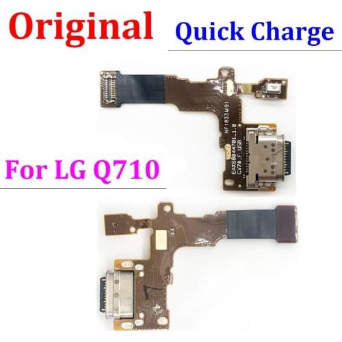 5Pcs/Lot，Original For LG Stylo 4 Q710 Q710MS Q710CS L713DL USB Charging Port Dock Plug Socket Connector Charge Board Flex Cable