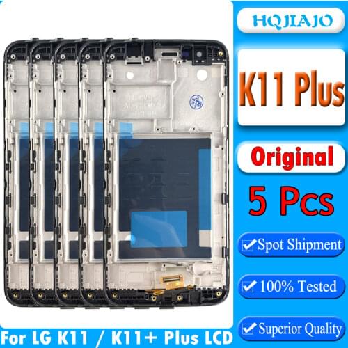 5PCS For LG K11 K11+ X4 / X4+ X410E X410EOW LCD Display Touch Screen Digitizer For LG K11 Plus Assembly LCD