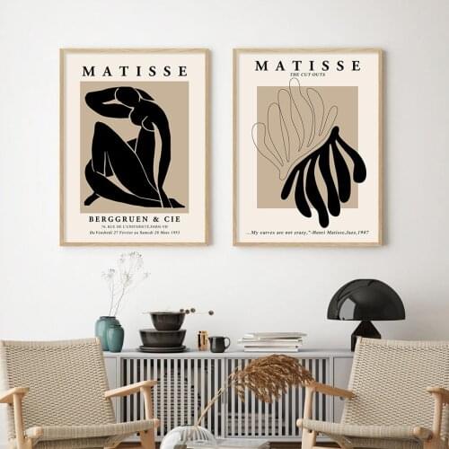 Abstract Scandinavia Trendy Bohemia Beige Posters Canvas Painting Wall Art Prints Pictures Living Room Interior Home Decoration