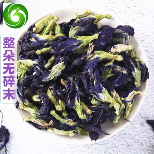 Butterfly Flower, Edible Blue Butterfly Dried Flower, Drink Coloring Flower