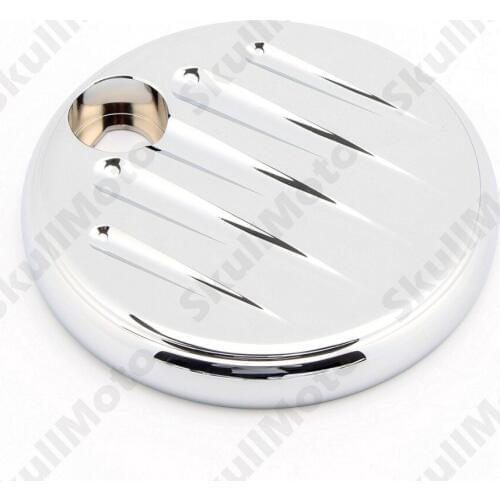 Motorcycle Parts Chrome Cut Fuel Gas Door Cover For Harley Touring Electra Glide FLHX FLTR FLHT FL Trike 2008-2016 2017