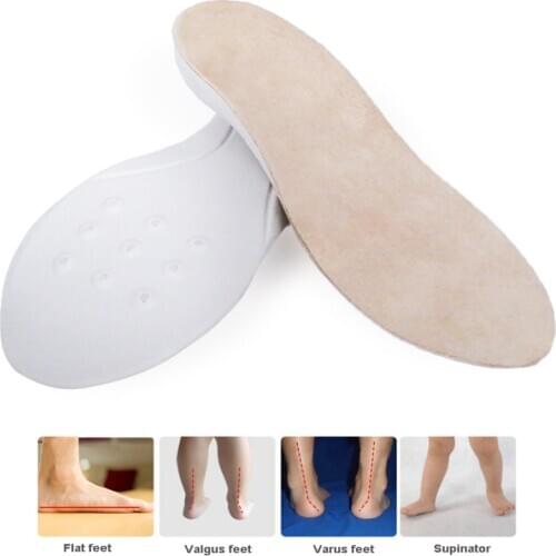 Orthopedic Insole Arch Support Flatfoot for Kids Feet Care Insert Velvet Orthotic Pads for Child Sport Shoes Comfortable Insoles