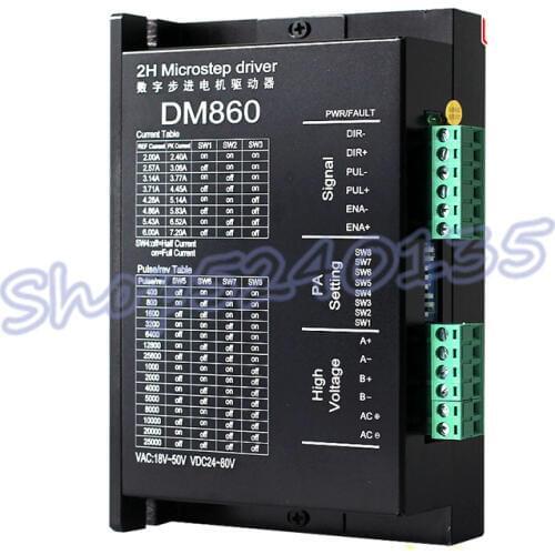 DM860 DSP digital 57/86 stepper motor driver Nema23 Nema34 instead of Leadshine M860H/M860