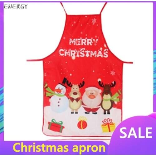 Ready stock Wholesale Christmas Decorative Apron Fabric Color Printing Decorative Props Waist Cartoon Christmas Costume
