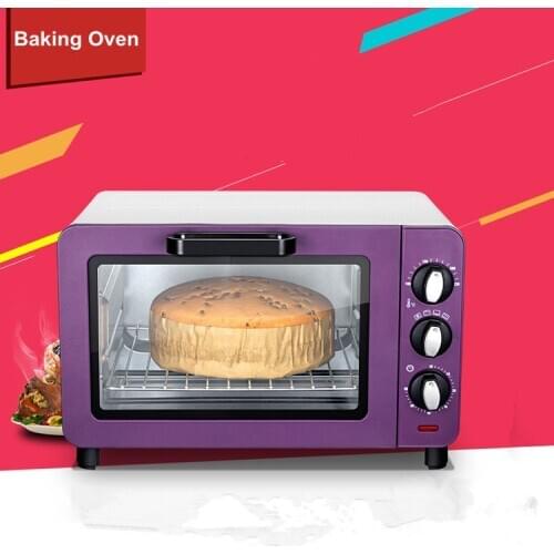 Hot sale Electric Mini Bakery Oven with timer for making bread, cake, pizza 15L small household Multi-function cake baking oven