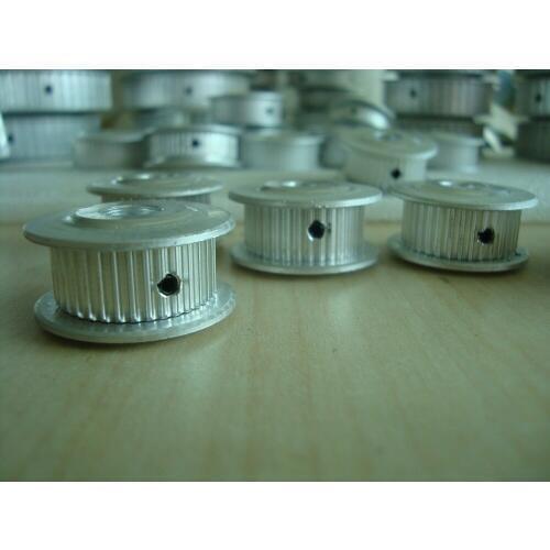 Customized htd3m and 2GT timing pulley aluminum timing pulley sell by a pack