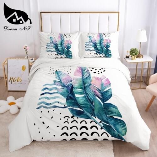 Dream NS Tropical Rainforest Plant Bedding set Queen Bedding Home Textiles Set Bedclothes pineapple duvet cover set