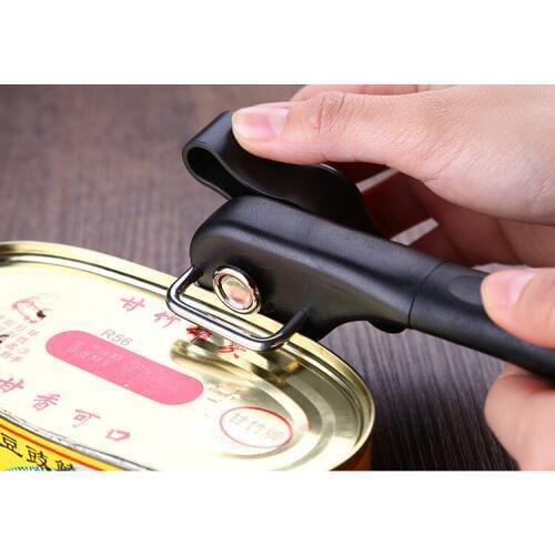1PC Multifunctional Stainless Steel Safety Bottle Opener Manual Can Opener Kitchen Gadget