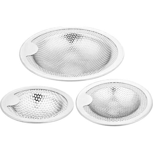 Stainless Steel Bathtub Hair Catcher Waste Stopper Filter Sink Strainer