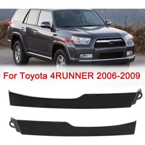 A Pair Left Right Car Front Bumper Grille Headlight Filler Trim For Toyota 4RUNNER 2006 2007 2008 2009