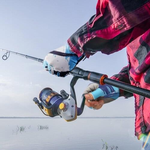 Outdoor Sports Fingerless Fishing Gloves Bike Riding Non-Slip Breathable Half-Finger Gloves