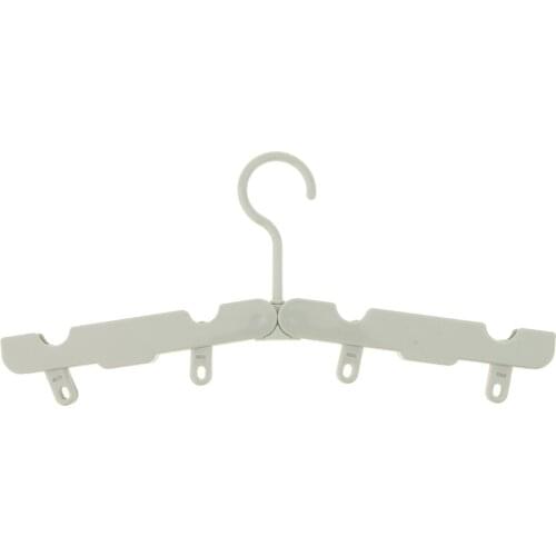 Plastic Foldable Clothes Hanger Travel Home Camping Mini Non- Drying Rack