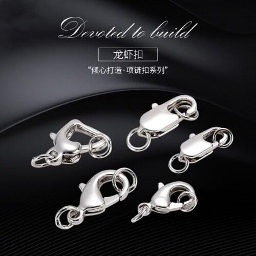 HOT CHEAP Jewelry Findings Wholesale Necklace Bracelet Clasps and Hooks Jewellery Accessory Parts Settings, 100pcs/lot