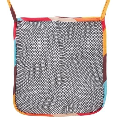 Baby Trolley Net Pocket Infant Practical Stroller Accessories Stroller Organizer Mesh Bottle Diaper Storage Hanging Pouch Bag