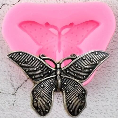 Butterfly Silicone Mold Cupcake Topper Fondant Cake Decorating Tools Candy Clay Chocolate Gumpaste Moulds Jewelry Resin Mould