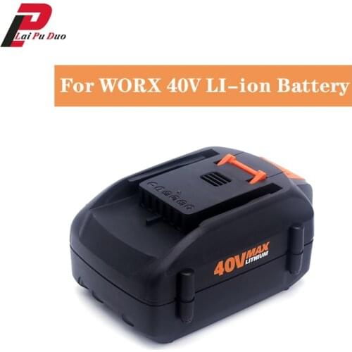 Replaceable for WORX 40V lithium ion battery tool battery WA3580
