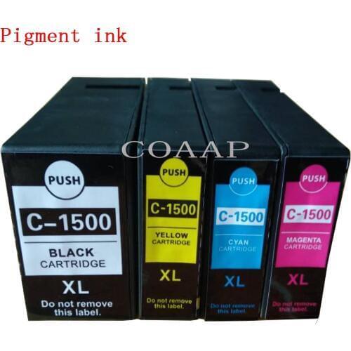 Compatible pigment ink For Canon PGI 1500 1500XL MAXIFY MB2050 MB2000 MB2300 MB2350 MB2357 MB2750 printers Cartridge with chip