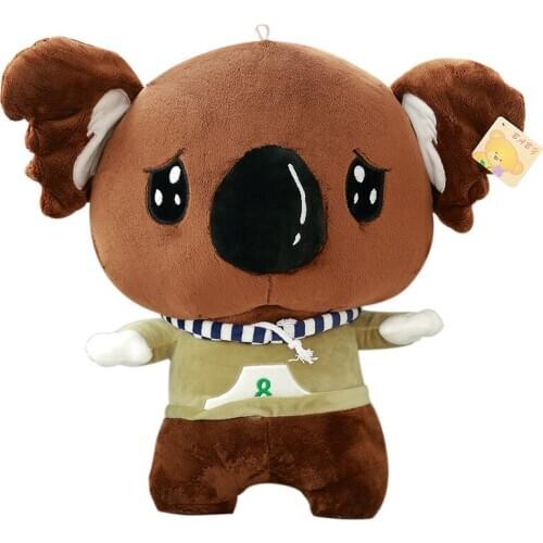 1 pcs 35-55cm Cartoon Koala Plush Toys Kawaii Cute Koala Bear Stuffed Doll Soft Adventure Koala Toy Birthday Gift for Kids